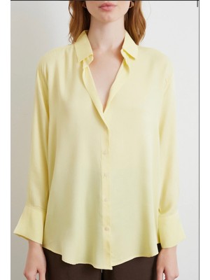 Elvara Saten Kadın Gömlek