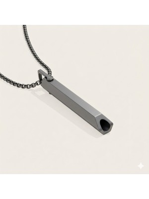 Anksiyete Nefes Egzersiz Kolyesi Stres Kaygı Panik Atak Kötü Alışkanlık Bırakma Meditasyon Unisex