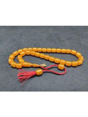 İskeçe Tesbih Osama Omari Usta Eseri 50 Yaşında Horoz Imame Havşalı Alman Faturan Tesbih Sertifikalı 9714