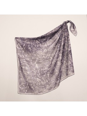 Piramit Naturel Eşarp | Rugan Desen