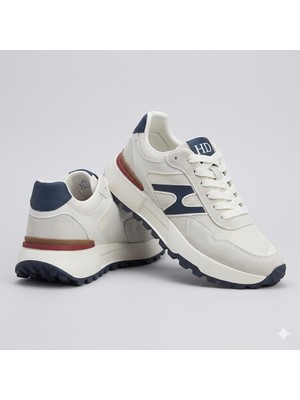 Kindep (Dh) Phlon Hafif Kaymaz Taban Çok Rahat Erkek Spor Ayakkabı Beyaz