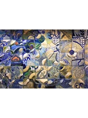Vivense Soyut 4 Dev Boyut Canvas Tablo 100X150 cm