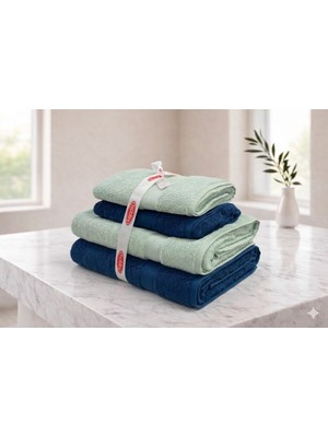 Hobby Hamam Seti Lacivert Su Yeşili