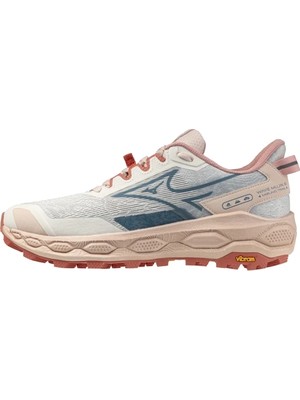 Mizuno Wave Mujin 11 Kadın Koşu Ayakkabısı Bej / Mavi