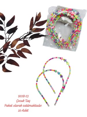 Sedef 9228 Çocuk Taç (10'lu Paket)