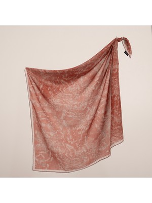 Piramit Naturel Eşarp | Rugan Desen