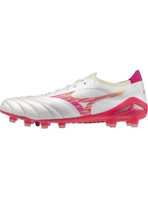 Mizuno Morelia Neo 4 Beta Elite Erkek Krampon Beyaz / Pembe
