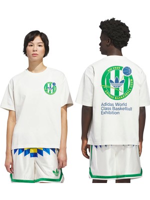 adidas Originals Crest Unisex Beyaz Günlük Stil T-Shirt KD3615