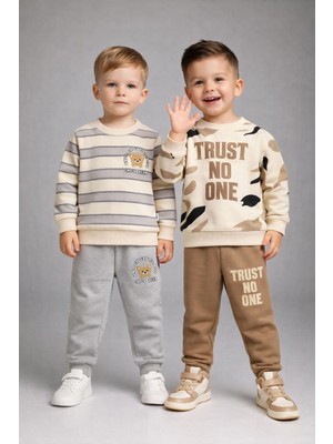 Melodi Kids Erkek Çocuk Mevsimlik Alt Üst 2'li Takım