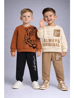 Melodi Kids Erkek Çocuk Mevsimlik Alt Üst 2'li Takım