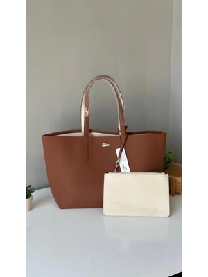 Ges Shop Kadın Çift Taraflı El Omuz Çanta