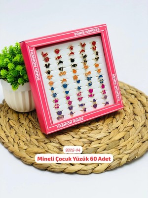 Sedef 9325 Mineli Çocuk Yüzük 60 Adet