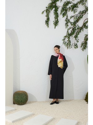 Aker Siyah Dik Yaka Klasik Pardösü