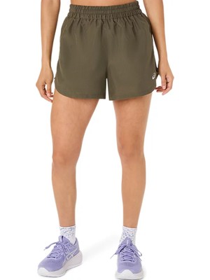 Asics Nagino Run Adjustable 4" Kadın Yeşil Koşu Şort 2012D141-300