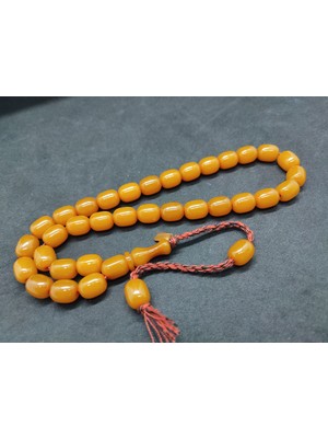 İskeçe Tesbih Osama Omari Usta Eseri 50 Yaşında Horoz Imame Havşalı Alman Faturan Tesbih Sertifikalı 9700