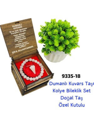 Sedef 9335 Akik Taşı Kolye Bileklik Set