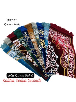 Sedef 9227 10'lu Kadife Dodya Seccade Paket