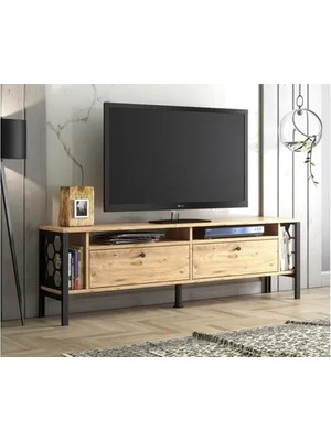 Vivense Luna Tv Ünitesi Atlantik Çam Siyah