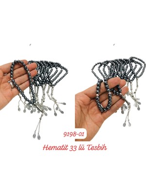 Sedef 9198 Hematit 33'lü Tesbih