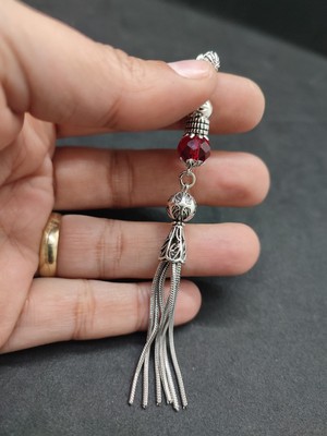 İskeçe Tesbih 475 Ayar Gümüş Tesbih Püskülü 1079