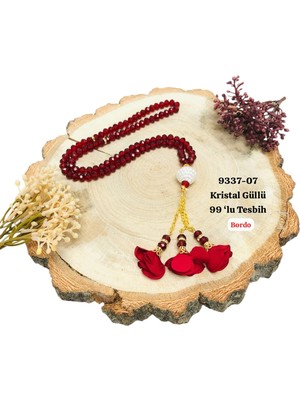 Sedef Kristal Güllü 99'lu Tesbih