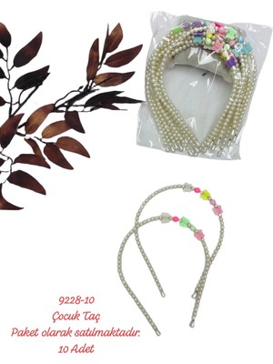 Sedef 9228 Çocuk Taç (10'lu Paket)
