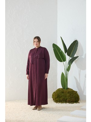 Aker Bordo Asimetrik Rüzgarlı Ferace