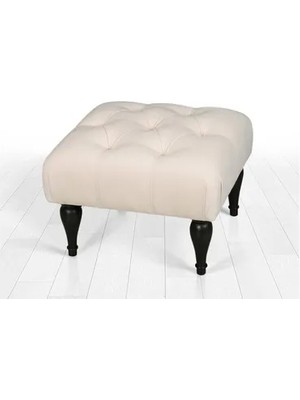 Vivense Floral Puf, Krem