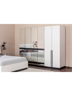 Vivense Line Gardırop, 6 Kapaklı