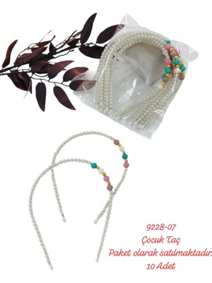 Sedef 9228 Çocuk Taç (10'lu Paket)
