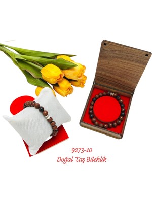 Sedef 9273 Kutulu Doğal Taş Bileklik