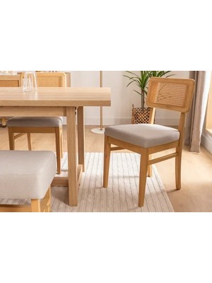 Vivense Madison Urban Hazeran Sandalye, Krem