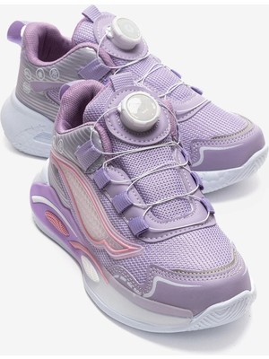 Ccway Kilitli Bağcık Anorak Çocuk Spor Ayakkabı 31-35 LİLA PEMBE