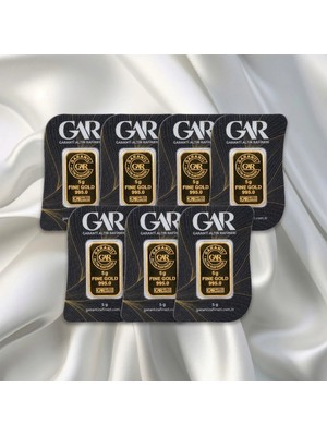 LEVA GOLD 7 Adet 5 gr 24 Ayar Gar Gram Altın