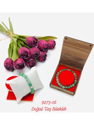Sedef 9273 Kutulu Doğal Taş Bileklik