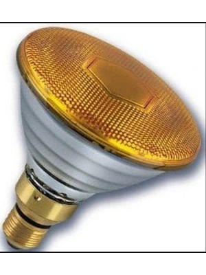 General Electric General Elektrik PAR38 80 Watt Akkor Flemanlı E27 Duy 220V Isıtıcı,havuz,spot, Infrared Çok Amaçlı Normal Ampul Sarı