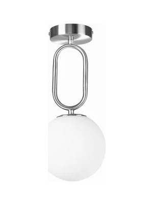 Vivense Alev Avize Beyaz Camlı, Krom Kasalı