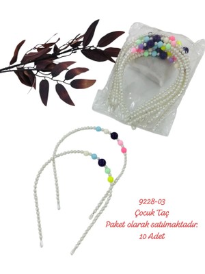 Sedef 9228 Çocuk Taç (10'lu Paket)