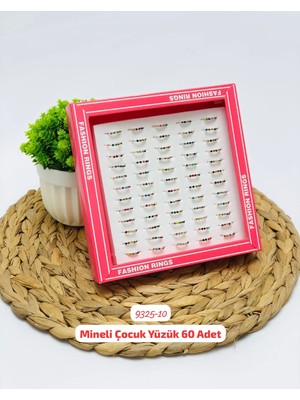 Sedef 9325 Mineli Çocuk Yüzük 60 Adet