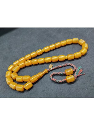 İskeçe Tesbih Osama Omari Usta Eseri 50 Yaşında Horoz Imame Havşalı Alman Faturan Tesbih Sertifikalı 9702