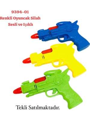 Sedef Oyuncak Silah Sesli Ve Işıklı