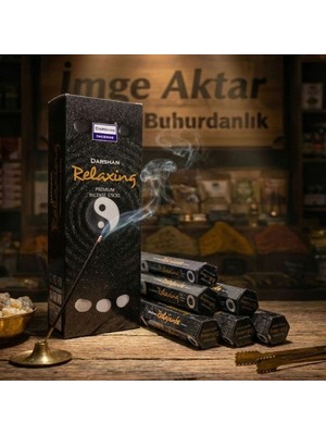 İmge Aktar Darshan Relaxing (Rahatlatıcı) Çubuk Tütsü (20'li Paket) - Gevşeme ve Huzur