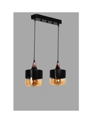 Vivense Lumexx Sahra Ikili Sıralı Sarkıt Siyah