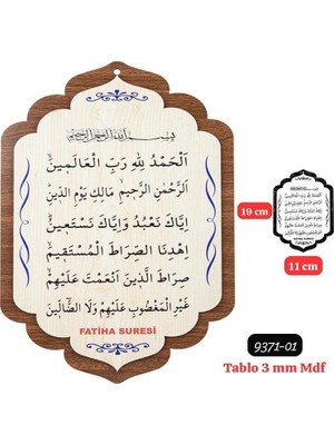Sedef Tablo 3mm Mdf