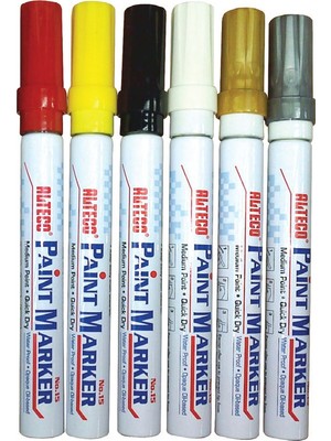 Alteco Altecopm-Bl-Black Alteco Paınt Marker-Bl-Sıyah