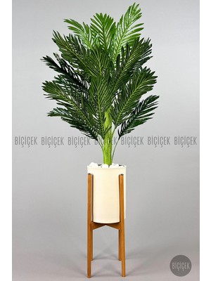 150 cm  Areka Ağacı Ayaklı Metal Saksıda