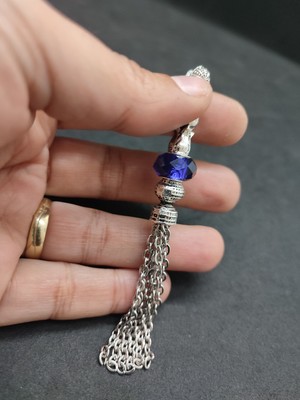 İskeçe Tesbih 475 Ayar Gümüş Tesbih Püskülü 1077