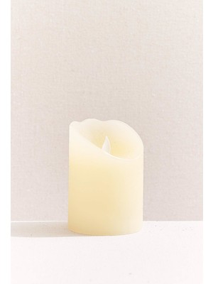 Paşabahçe Silindir LED Mum 10X7.5 cm - 1 Adet