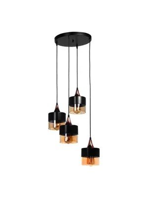 Vivense Lumexx Sahra Dörtlü Tepsili Sarkıt Siyah