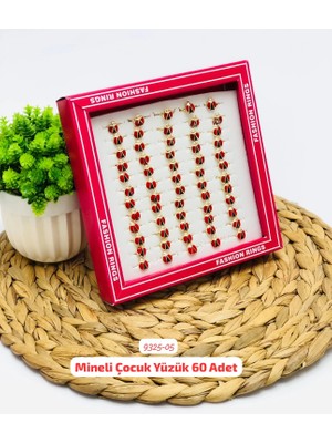 Sedef 9325 Mineli Çocuk Yüzük 60 Adet